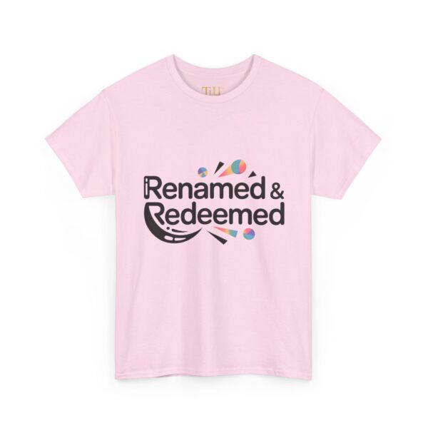 Unisex Heavy Cotton "Renamed & Redeemed" logo T-shirt, Casual Wear, Inspirational T-Shirt, Everyday Gift, Positive Message Tee - Image 19