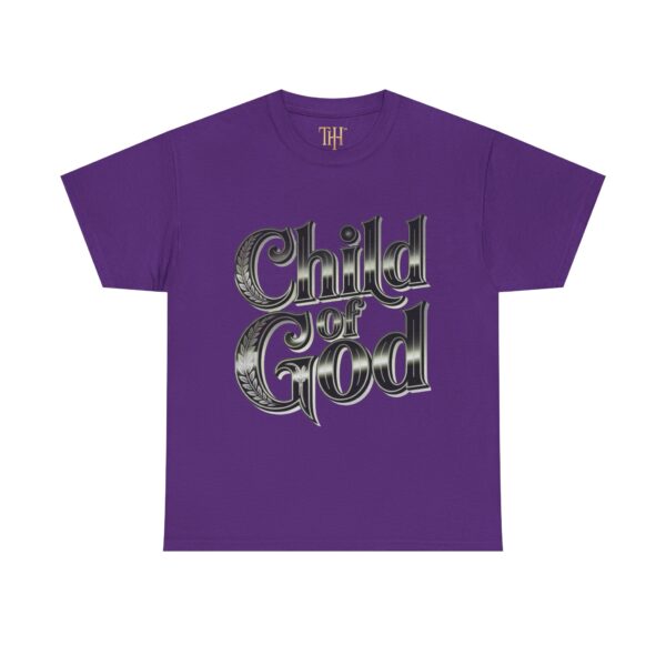 Unisex Heavy Cotton “CHILD of GOD” T-shirt |  The Hustle Is Holy™ - Image 6