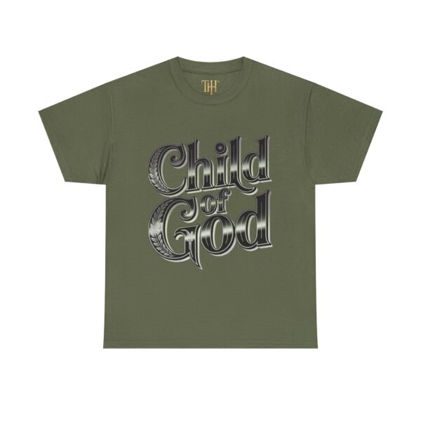 Unisex Heavy Cotton “CHILD of GOD” T-shirt |  The Hustle Is Holy™ - Image 4