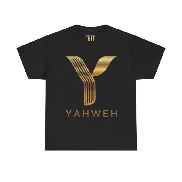 Yahweh Gold Letter Tee - Perfect for Casual Wear, Spiritual Celebrations, Gift Ideas, Everyday Style, and [...] - Image 5