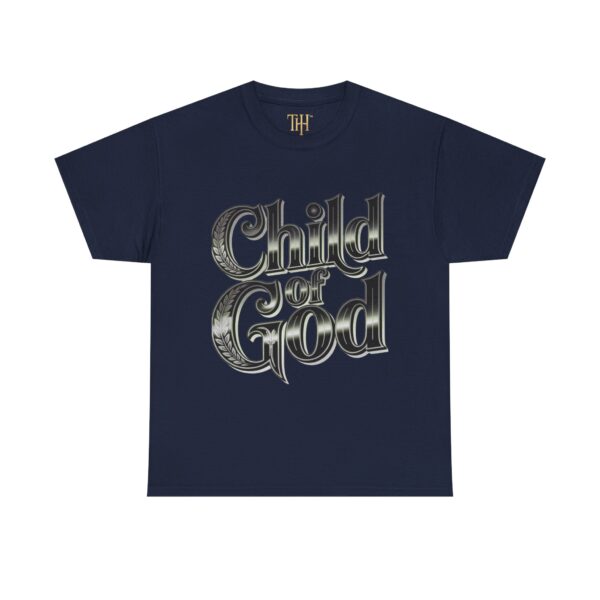 Unisex Heavy Cotton “CHILD of GOD” T-shirt |  The Hustle Is Holy™ - Image 5