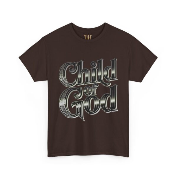 Unisex Heavy Cotton “CHILD of GOD” T-shirt |  The Hustle Is Holy™ - Image 3