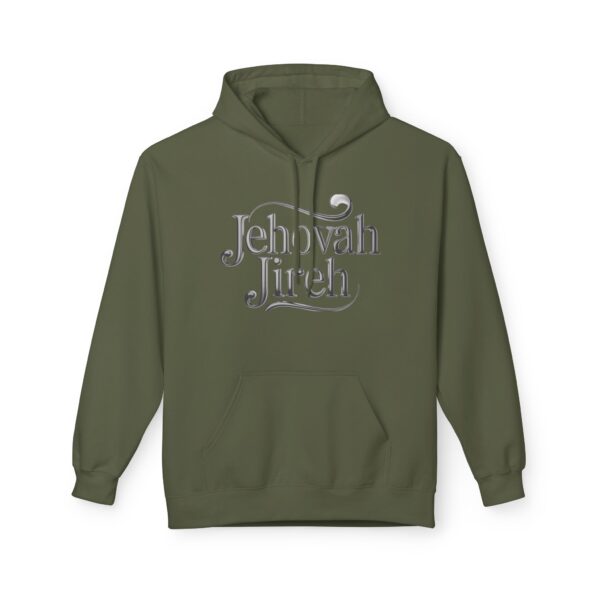 Jehovah Jireh Fleece Hoodie | Unisex Comfortable Sweatshirt - Image 6