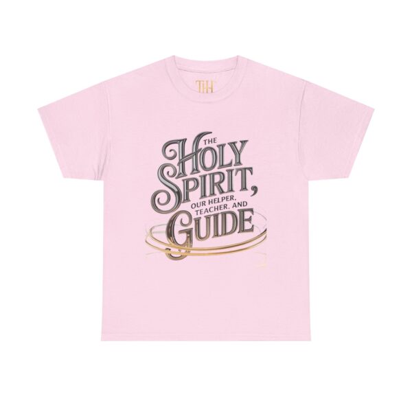 Unisex Heavy Cotton Tee | The Holy Spirit Is Our Helper, Teacher, and Guide logo Design, Inspirational Christian T-Shirt, Casual Wear, Gift for Believers, Everyday Faith - Image 13