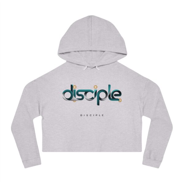 Cropped Hoodie for Women with “Disciple” Print – Faith-Based Christian Apparel by The Hustle Is Holy™ - Image 10