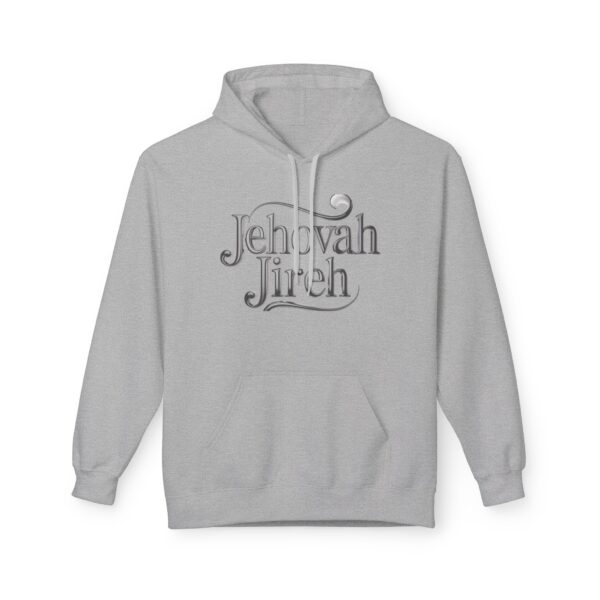 Jehovah Jireh Fleece Hoodie | Unisex Comfortable Sweatshirt - Image 4