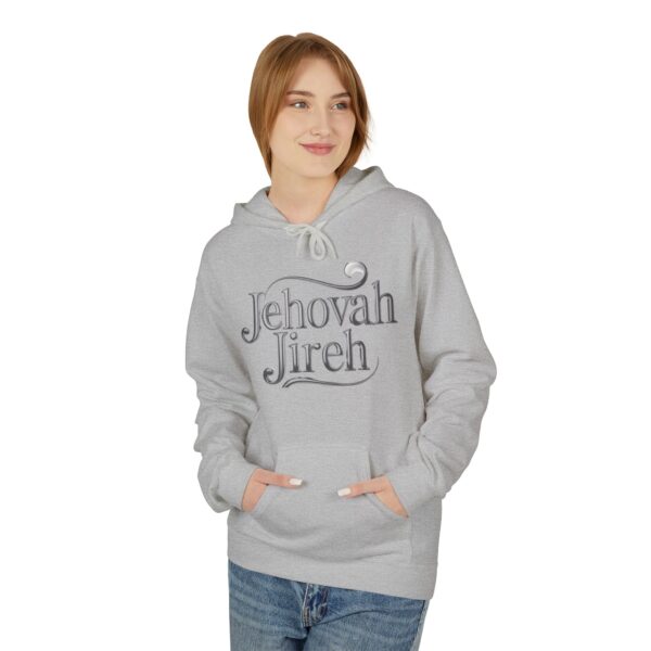 Jehovah Jireh Fleece Hoodie | Unisex Comfortable Sweatshirt - Image 5