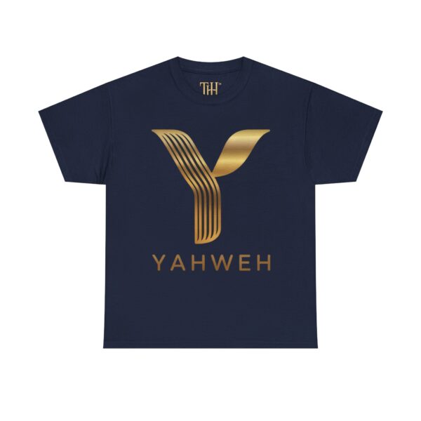 Yahweh Gold Letter Tee - Perfect for Casual Wear, Spiritual Celebrations, Gift Ideas, Everyday Style, and [...] - Image 17