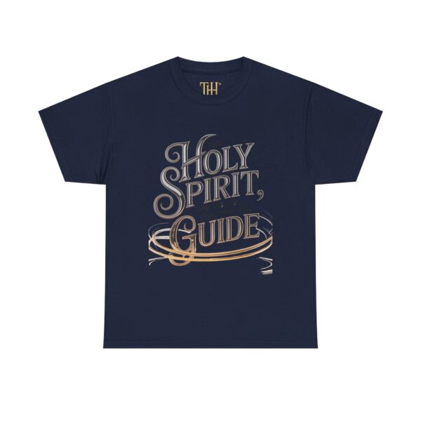 Unisex Heavy Cotton Tee | The Holy Spirit Is Our Helper, Teacher, and Guide logo Design, Inspirational Christian T-Shirt, Casual Wear, Gift for Believers, Everyday Faith - Image 9