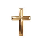 The gold cross symbolizes Christ-centered faith that drives The Hustle Is Holy™