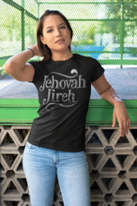 t shirt mockup of a young woman fixing her hair 28206 The Milestones The Message The Ministry