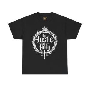 The Hustle Is Holy™ Logo Tee – Bold Christian Streetwear for Purpose-Driven Believers |  The Hustle Is Holy™