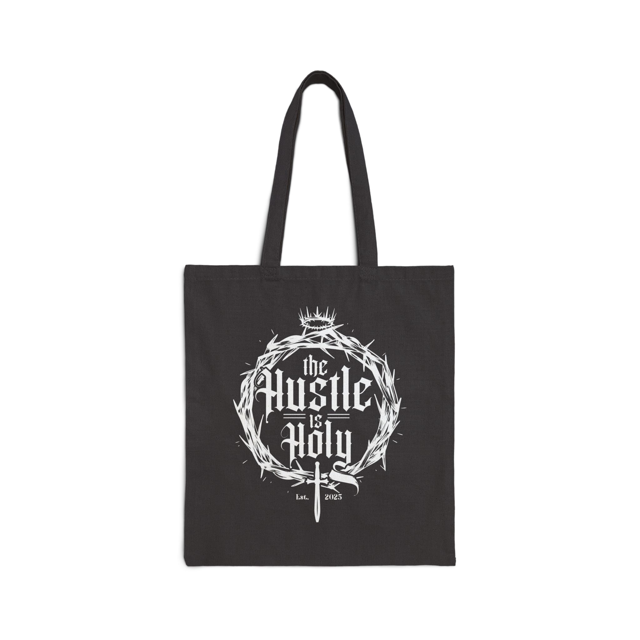 7196216405670610029 2048 The Hustle Is Holy™ Original Classic Cotton Canvas Tote Bag The Hustle Is Holy™ Original Classic Cotton Canvas Tote Bag